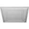 Ekena Millwork 23 3/4"W x 23 3/4"H x 1 5/8"P Classic Square Ceiling Tile CT24CL - alternate 2